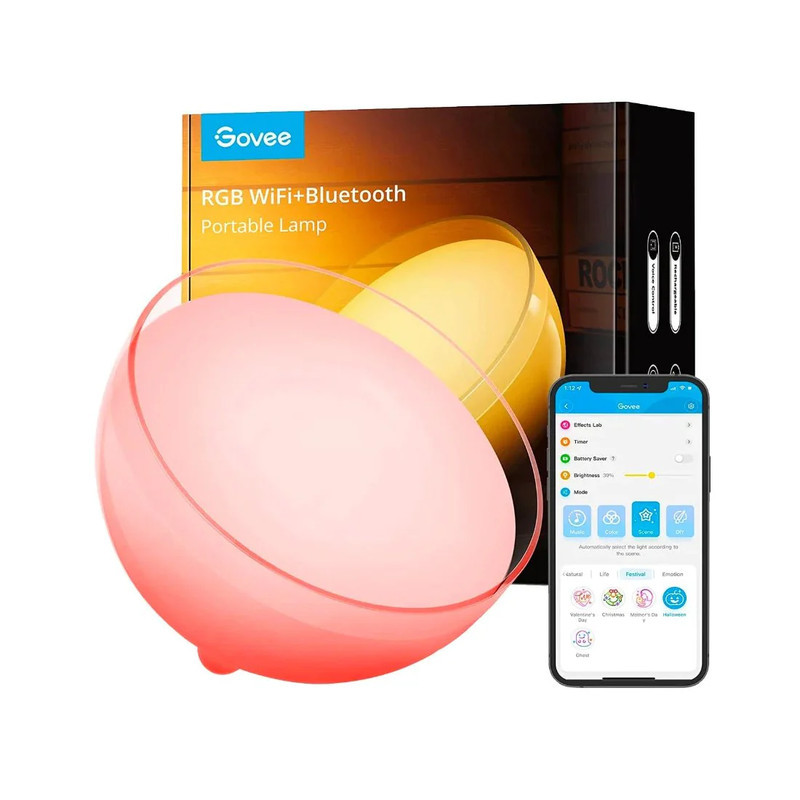 Govee Ambient RGBWW Portable Table Lamp - إضاءة